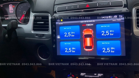 Màn hình DVD Android liền camera 360 Volkswagen Touareg 2011 - 2017 | Gotech GT360 Plus